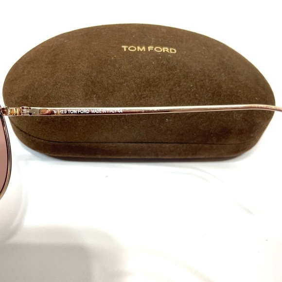 NEW Tom ford Cleo 59mm aviator Rose Gold O269 main image 6